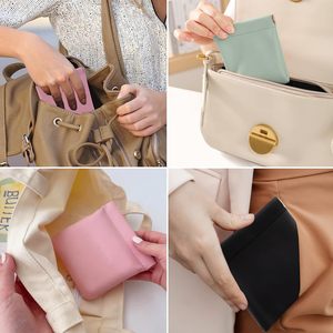 กระเป๋าหนัง PU กันน้ำ รีไซเคิลได้ พิมพ์โลโก้ได้ สำหรับใส่เครื่องประดับและเครื่องสำอางขนาดเล็กสำหรับการเดินทาง - Product Image 5