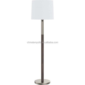 Lámpara de Pie Contemporánea de Hierro Negro con Pantalla de Tela, Gran Lámpara LED para Hotel, Sala de Estar, Dormitorio, Base E26 - Product Image 4