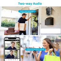 Seguimiento automático WiFi Cámara IP Pan Tilt Cámara de seguridad 4K Cámara de vigilancia domo con lente dual AI seguimiento humano Tuya Smart App