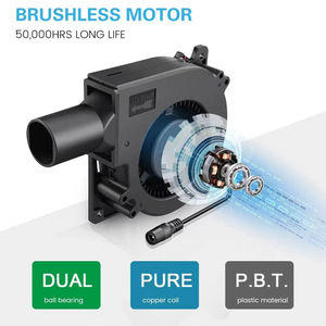 Ventilateur de refroidissement pour barbecue 9733, souffleur électrique haute pression, DC 12V 1.2A, pales en plastique sans balais, OEM 97x95x33mm - Product Image 4