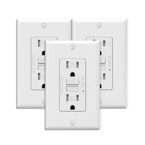 Chất lượng cao Bắc Mỹ gfci với Duplex Ổ cắm ổ cắm gfci TR 15A điện tường Ổ cắm ổ cắm - Product Image 1