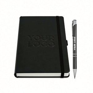 Personalized Custom Logo Promotional A5 <b>A6</b> 80 Sheets Journals Pu Leather Hardcover Notebook With Bandage - Product Image 1