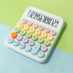 Colorful calculate electronic desktop cute new colorful calculator office gift LCD calculator with fashion Mechanical