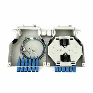 Boîtier de terminaison fibre optique FTTH FTTX intérieur 4/6 ports SC, panneau de brassage sur rail DIN en métal, compatible SC UPC/<span class=keywords><strong>APC</strong></span>/OM1/OM2/OM3/OM4 - Product Image 6