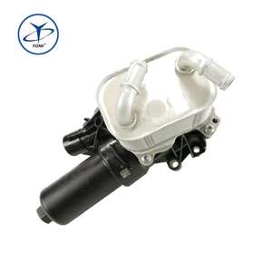 M271 W204 C204 S204 271 <span class=keywords><strong>180</strong></span> 14 10 2711801410 pour <span class=keywords><strong>Mercedes</strong></span> Benz <span class=keywords><strong>Classe</strong></span> C Refroidisseur d'huile moteur Ensemble de boîtier de filtre à huile - Product Image 3