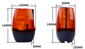 Yet614 12/24V/220V Red LED flash còi báo động an ninh ánh sáng báo động nhấp nháy cảnh báo đèn báo động - Product Image 2