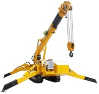 Grue araignée mini KB3.0 de marque réputée, 3 tonnes, avec flèche télescopique de 9,2 m, machine de levage