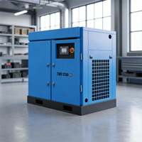 Compresor de Aire de Tornillo Industrial de Servicio Pesado de 7.5kw, 22KW, 37KW, Estacionario, CE ISO, 8/10/13 Bar, para Grandes Plantas de Manufactura