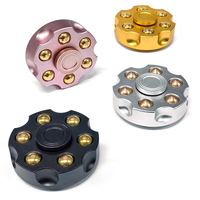 Jouet de promotion de haute qualité, revolver, fidget spinner, roulette tournante, fidget spinner en alliage métallique, cube fidget pour adultes