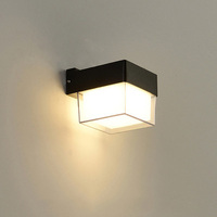 Applique murale LED moderne à montage en Surface, luminaire mural d'extérieur à double tête