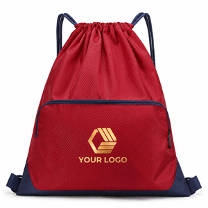Zaino con Coulisse 600D all'Ingrosso con Logo Personalizzato per Membri di Club Fitness e Sacca Sportiva con Cerniera per Boutique - Product Image 1