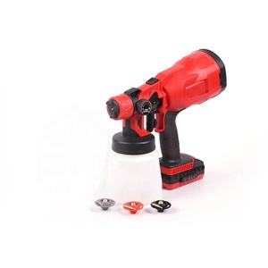 Pistolet de peinture industriel HVLP professionnel portatif sans fil 18V Lithium-ion 2000mAh ultra-fin haute pression 800ml - Product Image 6