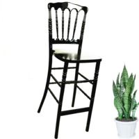 Vente en gros directe d'usine Chaise de bar Chaises de bar haut en bois massif personnalisé Chaise de tabouret de bar Chiavari