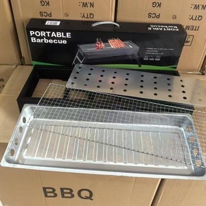 <span class=keywords><strong>Griglia</strong></span> <span class=keywords><strong>per</strong></span> <span class=keywords><strong>Barbecue</strong></span> Rimovibile all'Ingrosso, Grande Forno a Carbone in Filo <span class=keywords><strong>di</strong></span> <span class=keywords><strong>Ferro</strong></span> Nero Elettroplaccato, <span class=keywords><strong>Griglia</strong></span> Portatile Pieghevole <span class=keywords><strong>per</strong></span> Esterni - Product Image 4