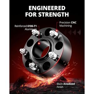 Entretoises de roue Evil Energy 5x127, 2 pouces, centrées sur le moyeu, 5 trous, 71,5 mm pour Jeep Grand Cherokee - Product Image 5