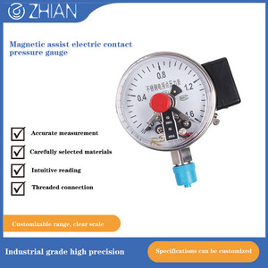 ZHIAN Jauge Radiale Axiale Haute Précision en Acier Inoxydable Anti-corrosion Y-100BFY-150BF de Haute Qualité - Product Image 2