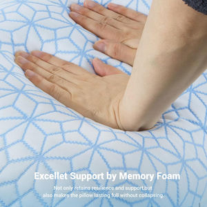 Almohadas de Espuma Viscoelástica de Fibra de Bambú, Tamaño King, Paquete de 2, Diseño Ajustable con Fibra Triturada para Dormir de Lado, Boca Arriba o Boca Abajo - Product Image 3