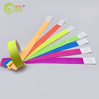 Bracelet en papier Tyvek couleur néon uni bon marché
