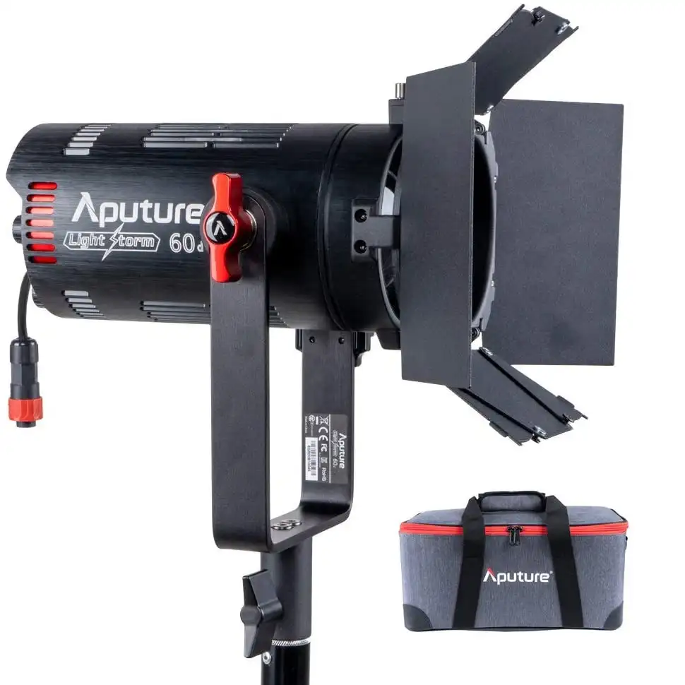 Aputure LS 60d Foto beleuchtung CRI 96 TLCI 98 Support App Control Eingebaute 8Lighting FX für Außen aufnahmen mit BarnDoor