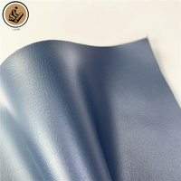 Cuir synthétique PU imprimé imperméable grain Nappa souple de 1.0mm pour chaussures sacs sièges de voiture et meubles avec support tricoté