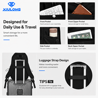 Sac à dos urbain décontracté en polyester imperméable antivol avec fermeture éclair, multi-poches, léger, de haute qualité, meilleur sac à dos