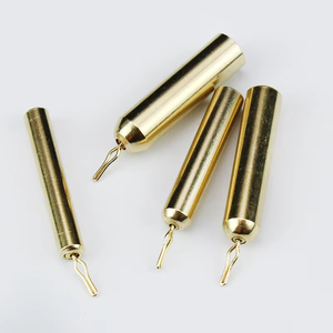 Plomos de pesca cilíndricos de latón de 5g, 7g, 10g, 12g, tipo lápiz giratorio para <span class=keywords><strong>dropshot</strong></span>, para aparejos de pesca terminal en agua salada y dulce - Product Image 1