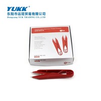 Ciseaux industriels en acier inoxydable avec manche en plastique pour la coupe de fil à broder, accessoires pour machine à coudre, usage en usine