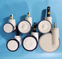 Roulette médicale à verrouillage central de 4 pouces 100mm pour équipement hospitalier