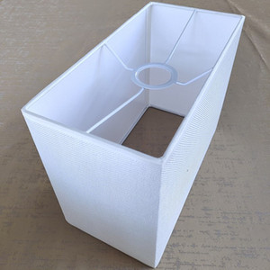E27 Art Deco Màu Be Vải Chụp Đèn Phong Cách Hiện Đại Vuông Đèn Bìa Cho Bàn Đèn Sàn Đèn - Product Image 5
