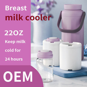 Breast Milk Cooler 600ml Stainless Steel Storage Bottle For Baby Feeding - Product Image 3