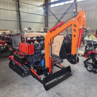 Traktor Mini Pertanian 40 HP Mesin Changfa, Rotary Tiller Crawler Ride-on, Kultivator Produktivitas Tinggi dengan Excavator, Pasokan Pabrik
