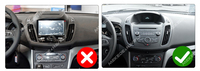 Reproductor de Audio para Auto MEKEDE 8+256G Android 15 con Pantalla Dividida para Ford Kuga 2012-2019, Navegación GPS, BT, FM, AM, Ventilador de Refrigeración