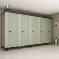 Cloisons de toilettes personnalisées en stratifié compact HPL, résistantes au feu et à l'eau