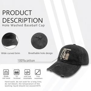 Gorra <span class=keywords><strong>de</strong></span> Béisbol Promocional Unisex Vintage <span class=keywords><strong>de</strong></span> Algodón Lavado con Efecto Desgastado para Protección Facial al por Mayor - Product Image 3