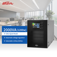 Alimentation UPS en ligne 2KVA 110V/220V Onde sinusoïdale pure 1KVA 3KVA 5KVA Fabricant d'onduleurs monophasés pour ordinateur de bureau
