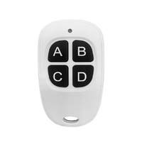 Télécommande RF 433 MHz avec puce EV1527 pour portail, rideau lumineux LED, moteur, vanne, 2 ou 4 touches, duplicateur de clonage