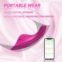 Télécommande APP portable pour vibrateurs Stimulation clitoridienne Jouet sexuel pour femmes avec 9 modes de vibration