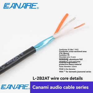 MAXIMON-Conector XLR macho hembra Mini de 3 pines, cubierta exterior de PVC plateado, adaptador de micrófono, <span class=keywords><strong>cable</strong></span> de audio (negro) - Product Image 3