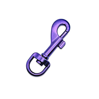 Mousqueton pivotant coloré en alliage de zinc, fermoir à gâchette métallique, crochet pour chien, pour sangle de sac à main, laisse pour animal, accessoires de quincaillerie pour sac et lanière