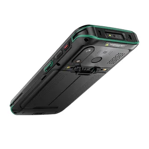 Henex 장거리 gps rfid 리더 스캐너 pda 깔개 핸드 헬드 바코드 pdf 산업 pda 충격 방지 안드로이드 휴대 전화 장식