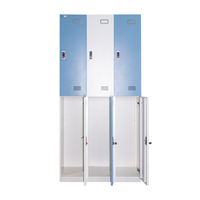 Garde-robe KD 6 portes en métal, garde-robe, casier en acier