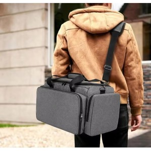 Échantillon gratuit : Sac de coiffeur grande capacité avec séparateurs ajustables, étui de voyage pour barbier pouvant contenir divers outils de coupe de cheveux - Product Image 6