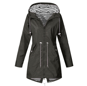 Nueva Ropa Impermeable para Montañismo al Aire Libre, Abrigo de Longitud Media para Mujer, a la Moda - Product Image 5