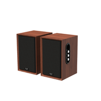 Haut-parleur actif de bureau avec entrée AUX et Bluetooth personnalisable, son Hi-Fi, haut-parleur d'étagère, système de haut-parleurs multimédia