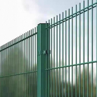 Clôture en fil double anti-rongeurs, imperméable et résistante à la décomposition, facilement assemblable en Europe, clôture de sécurité pour cour résidentielle