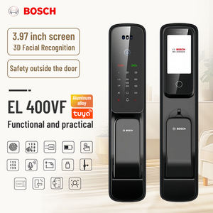 Serrure Intelligente Entièrement Automatique <span class=keywords><strong>Bosch</strong></span> EL400Vf avec Reconnaissance Faciale Vidéo, Empreinte Digitale et Mot de Passe, Accès par Clé de Porte, WiFi et Cloud pour la Sécurité Domestique - Product Image 1