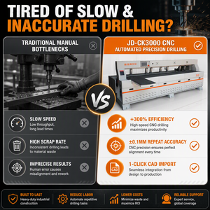 เครื่องเจาะรูข้างตู้ CNC ยี่ห้อ JUNDE ความแม่นยำสูง สำหรับงานไม้และอลูมิเนียม ความเร็วในการเคลื่อนที่ 50 ม./นาที - Product Image 4