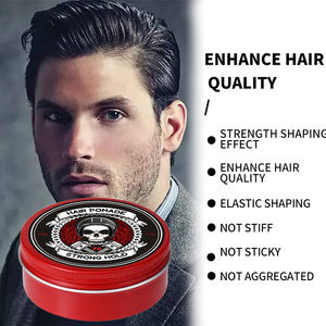 Logo personnalisé produits <span class=keywords><strong>de</strong></span> coiffure cire pour cheveux cire pour hommes cire <span class=keywords><strong>de</strong></span> coiffage non rigide pommade à base d'<span class=keywords><strong>eau</strong></span> - Product Image 5