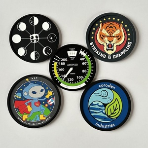 Customized Set Glass Creative Drink Cup Coaster <b>Silicone</b> for Bar - Product Image 4