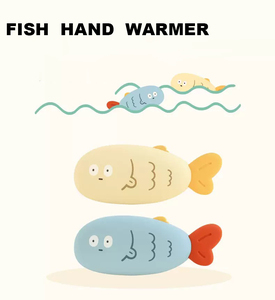 Chauffe-mains électronique rechargeable <span class=keywords><strong>de</strong></span> poche pour poisson <span class=keywords><strong>de</strong></span> dessin animé d'hiver 5000mAh Chargeur USB-C pour téléphone portable - Product Image 6